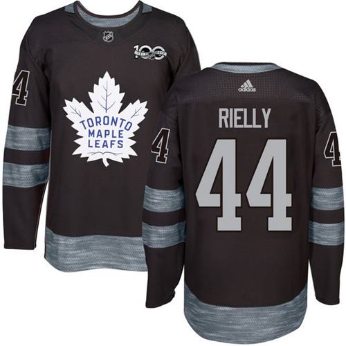 Adidas Maple Leafs #44 Morgan Rielly Black 1917-2017 100th Anniversary Stitched NHL Jersey Adidas Maple Leafs #44 Morgan Rielly Black 1917-2017 100th Anniversary Stitched NHL Jersey