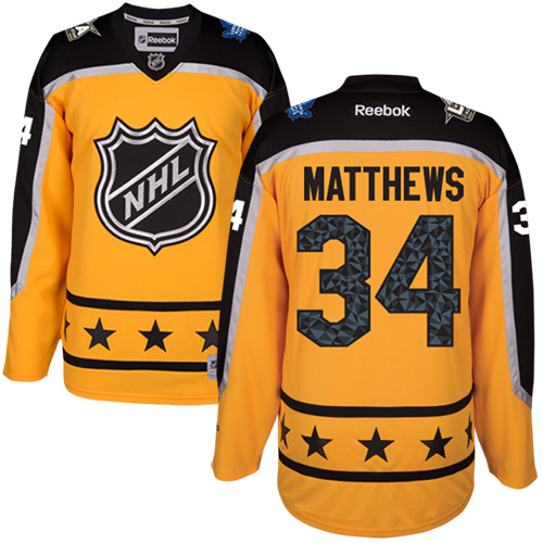 Maple Leafs #34 Auston Matthews Yellow 2017 All-Star Atlantic Division Stitched NHL Jersey Maple Leafs #34 Auston Matthews Yellow 2017 All-Star Atlantic Division Stitched NHL Jersey