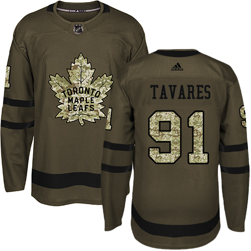 Adidas Maple Leafs #91 John Tavares Green Salute to Service Stitched NHL Jersey Adidas Maple Leafs #91 John Tavares Green Salute to Service Stitched NHL Jersey