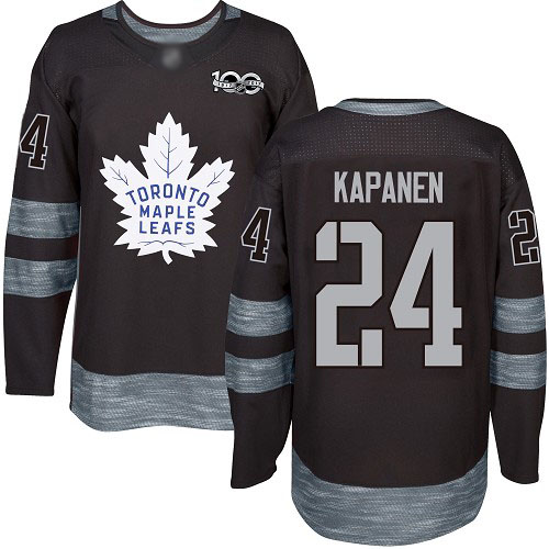 Adidas Maple Leafs #24 Kasperi Kapanen Black 1917-2017 100th Anniversary Stitched NHL Jersey Adidas Maple Leafs #24 Kasperi Kapanen Black 1917-2017 100th Anniversary Stitched NHL Jersey