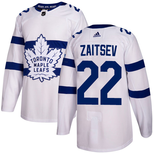 Adidas Maple Leafs #22 Nikita Zaitsev White Authentic 2018 Stadium Series Stitched NHL Jersey Adidas Maple Leafs #22 Nikita Zaitsev White Authentic 2018 Stadium Series Stitched NHL Jersey
