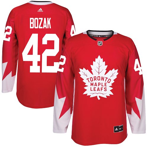 Adidas Maple Leafs #42 Tyler Bozak Red Team Canada Authentic Stitched NHL Jersey Adidas Maple Leafs #42 Tyler Bozak Red Team Canada Authentic Stitched NHL Jersey