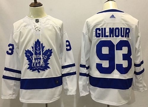 Adidas Maple Leafs #93 Doug Gilmour White Road Authentic Stitched NHL Jersey Adidas Maple Leafs #93 Doug Gilmour White Road Authentic Stitched NHL Jersey