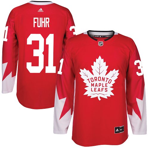 Adidas Maple Leafs #31 Grant Fuhr Red Team Canada Authentic Stitched NHL Jersey Adidas Maple Leafs #31 Grant Fuhr Red Team Canada Authentic Stitched NHL Jersey