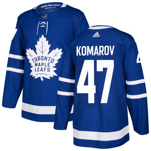 Adidas Maple Leafs #47 Leo Komarov Blue Home Authentic Stitched NHL Jersey Adidas Maple Leafs #47 Leo Komarov Blue Home Authentic Stitched NHL Jersey
