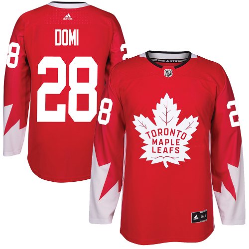 Adidas Maple Leafs #28 Tie Domi Red Team Canada Authentic Stitched NHL Jersey Adidas Maple Leafs #28 Tie Domi Red Team Canada Authentic Stitched NHL Jersey