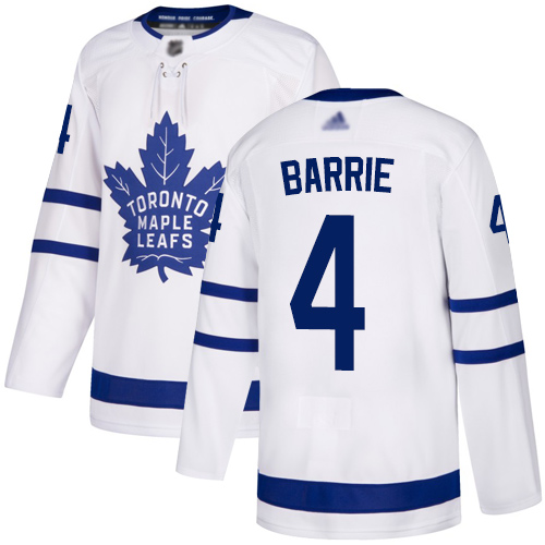 Adidas Maple Leafs #4 Tyson Barrie White Road Authentic Stitched NHL Jersey Adidas Maple Leafs #4 Tyson Barrie White Road Authentic Stitched NHL Jersey