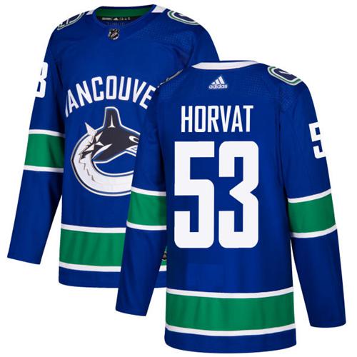 Adidas Canucks #53 Bo Horvat Blue Home Authentic Stitched NHL Jersey Adidas Canucks #53 Bo Horvat Blue Home Authentic Stitched NHL Jersey