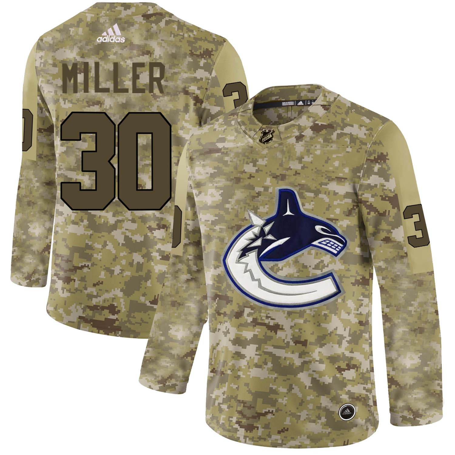 Adidas Canucks #30 Ryan Miller Camo Authentic Stitched NHL Jersey Adidas Canucks #30 Ryan Miller Camo Authentic Stitched NHL Jersey