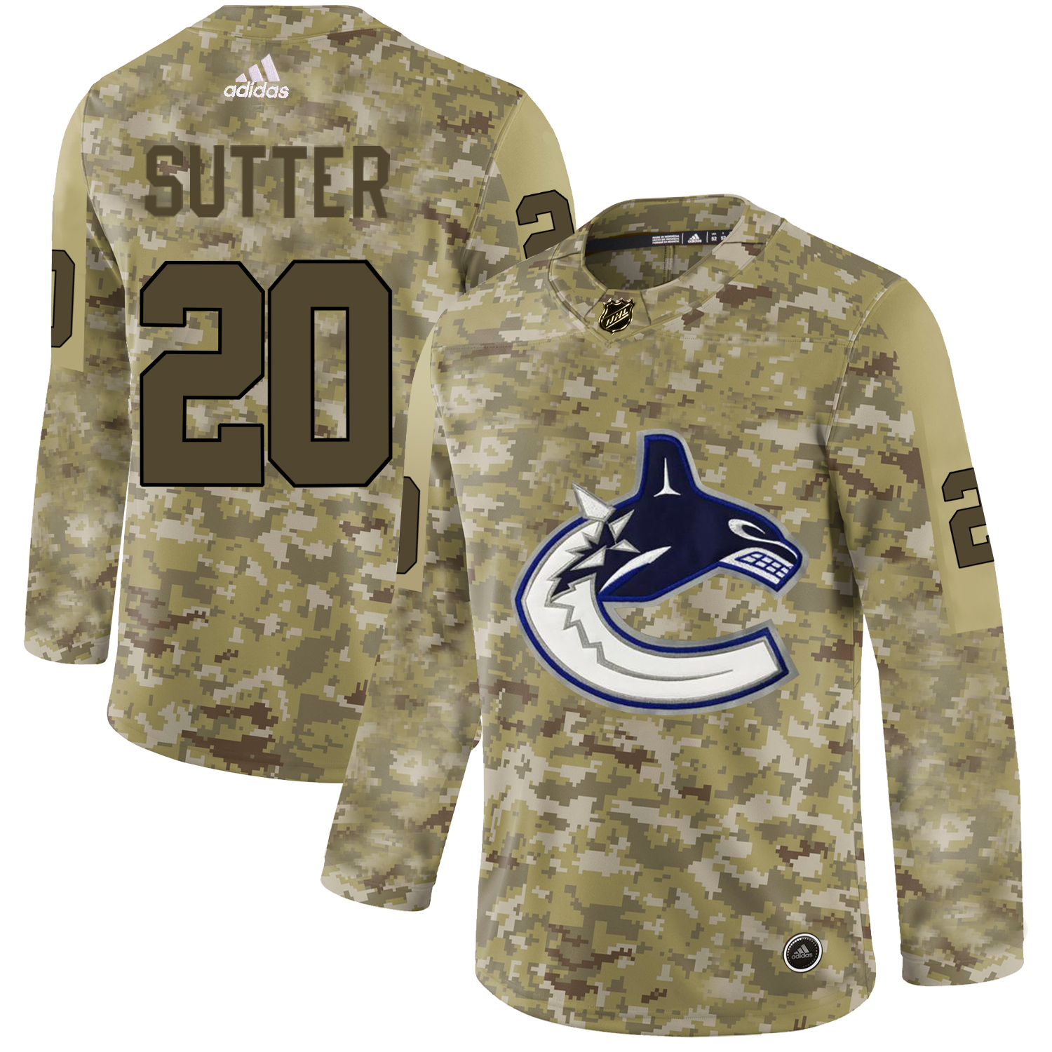 Adidas Canucks #20 Brandon Sutter Camo Authentic Stitched NHL Jersey Adidas Canucks #20 Brandon Sutter Camo Authentic Stitched NHL Jersey