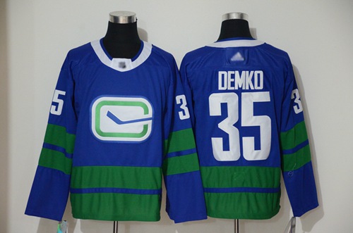 Adidas Canucks #35 Thatcher Demko Blue Alternate Authentic Stitched NHL Jersey Adidas Canucks #35 Thatcher Demko Blue Alternate Authentic Stitched NHL Jersey