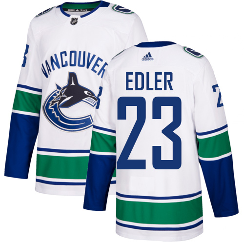 Adidas Canucks #23 Alexander Edler White Road Authentic Stitched NHL Jersey Adidas Canucks #23 Alexander Edler White Road Authentic Stitched NHL Jersey