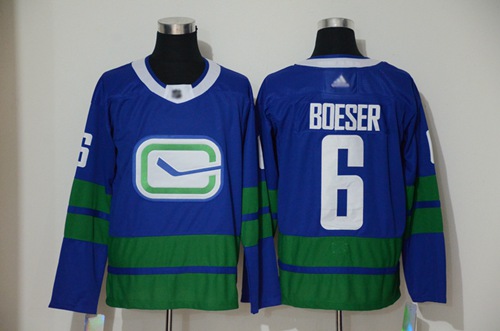 Adidas Canucks #6 Brock Boeser Blue Alternate Authentic Stitched NHL Jersey Adidas Canucks #6 Brock Boeser Blue Alternate Authentic Stitched NHL Jersey