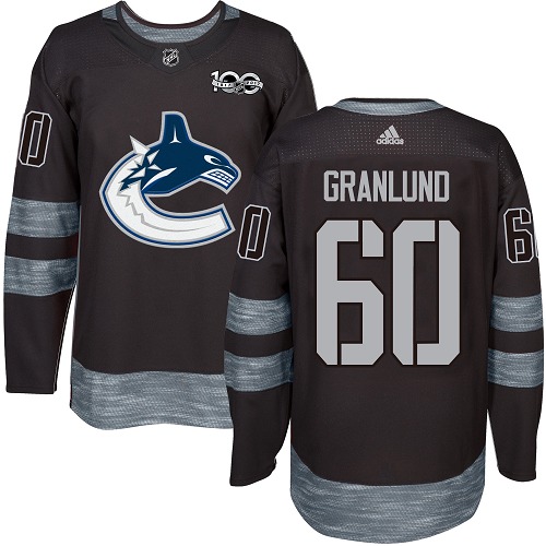 Adidas Canucks #60 Markus Granlund Black 1917-2017 100th Anniversary Stitched NHL Jersey Adidas Canucks #60 Markus Granlund Black 1917-2017 100th Anniversary Stitched NHL Jersey