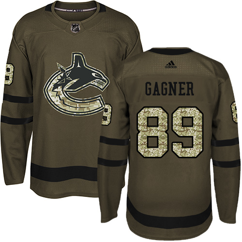 Adidas Canucks #89 Sam Gagner Green Salute to Service Stitched NHL Jersey Adidas Canucks #89 Sam Gagner Green Salute to Service Stitched NHL Jersey