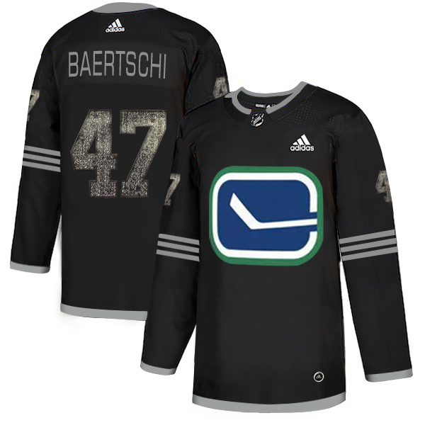 Adidas Canucks #47 Sven Baertschi Black_1 Authentic Classic Stitched NHL Jersey Adidas Canucks #47 Sven Baertschi Black_1 Authentic Classic Stitched NHL Jersey