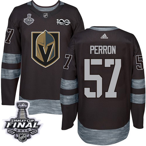 Adidas Golden Knights #57 David Perron Black 1917-2017 100th Anniversary 2018 Stanley Cup Final Stitched NHL Jersey Adidas Golden Knights #57 David Perron Black 1917-2017 100th Anniversary 2018 Stanley Cup Final Stitched NHL Jersey