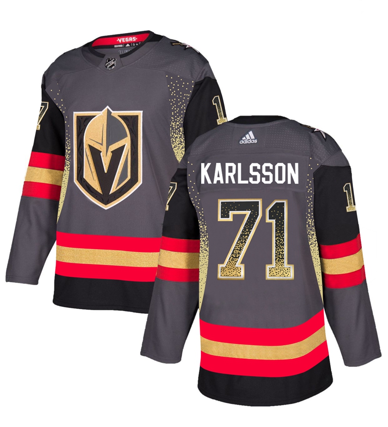 Adidas Golden Knights #71 William Karlsson Grey Home Authentic Drift Fashion Stitched NHL Jersey Adidas Golden Knights #71 William Karlsson Grey Home Authentic Drift Fashion Stitched NHL Jersey