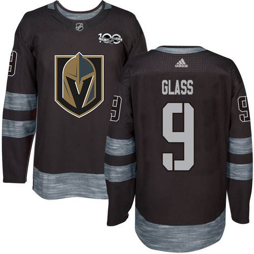 Adidas Golden Knights #9 Cody Glass Black 1917-2017 100th Anniversary Stitched NHL Jersey
