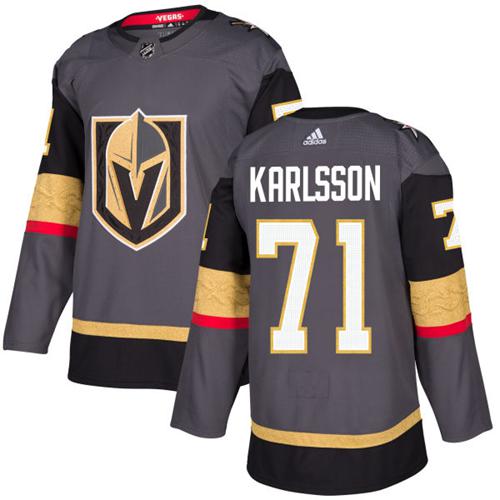 Adidas Golden Knights #71 William Karlsson Grey Home Authentic Stitched NHL Jersey Adidas Golden Knights #71 William Karlsson Grey Home Authentic Stitched NHL Jersey