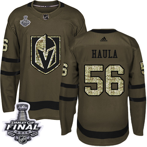 Adidas Golden Knights #56 Erik Haula Green Salute to Service 2018 Stanley Cup Final Stitched NHL Jersey Adidas Golden Knights #56 Erik Haula Green Salute to Service 2018 Stanley Cup Final Stitched NHL Jersey