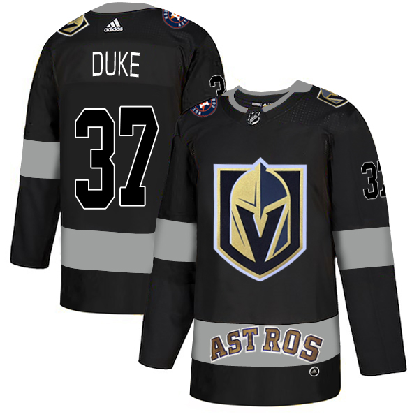 Adidas Golden Knights X Astros #37 Reid Duke Black Authentic City Joint Name Stitched NHL Jersey Adidas Golden Knights X Astros #37 Reid Duke Black Authentic City Joint Name Stitched NHL Jersey