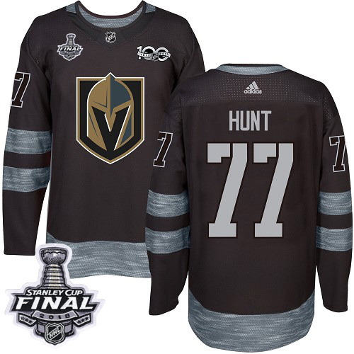 Adidas Golden Knights #77 Brad Hunt Black 1917-2017 100th Anniversary 2018 Stanley Cup Final Stitched NHL Jersey Adidas Golden Knights #77 Brad Hunt Black 1917-2017 100th Anniversary 2018 Stanley Cup Final Stitched NHL Jersey
