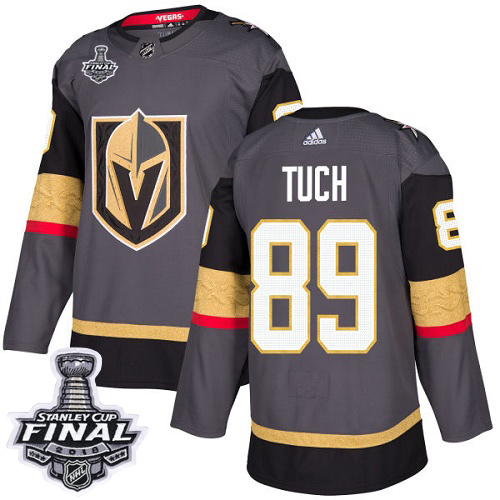 Adidas Golden Knights #89 Alex Tuch Grey Home Authentic 2018 Stanley Cup Final Stitched NHL Jersey Adidas Golden Knights #89 Alex Tuch Grey Home Authentic 2018 Stanley Cup Final Stitched NHL Jersey