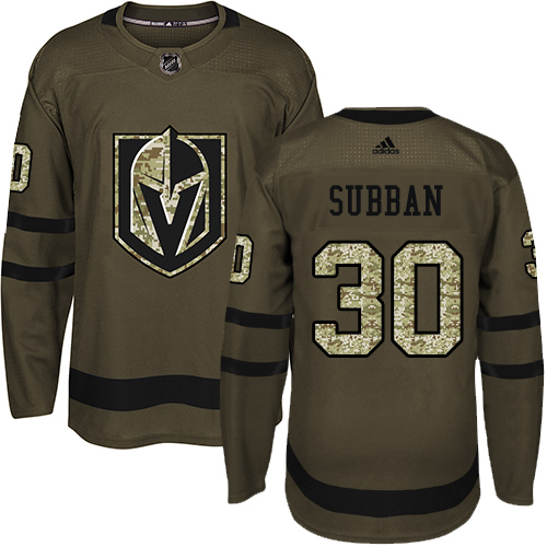 Adidas Golden Knights #30 Malcolm Subban Green Salute to Service Stitched NHL Jersey Adidas Golden Knights #30 Malcolm Subban Green Salute to Service Stitched NHL Jersey