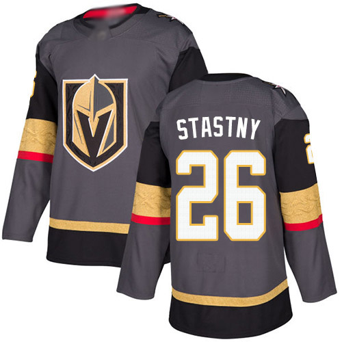 Adidas Golden Knights #26 Paul Stastny Grey Home Authentic Stitched NHL Jersey Adidas Golden Knights #26 Paul Stastny Grey Home Authentic Stitched NHL Jersey