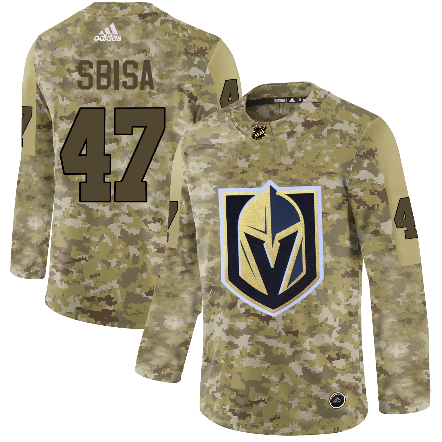 Adidas Golden Knights #47 Luca Sbisa Camo Authentic Stitched NHL Jersey Adidas Golden Knights #47 Luca Sbisa Camo Authentic Stitched NHL Jersey