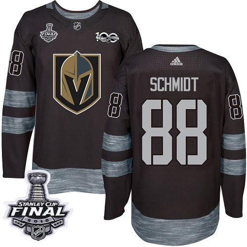 Adidas Golden Knights #88 Nate Schmidt Black 1917-2017 100th Anniversary 2018 Stanley Cup Final Stitched NHL Jersey Adidas Golden Knights #88 Nate Schmidt Black 1917-2017 100th Anniversary 2018 Stanley Cup Final Stitched NHL Jersey