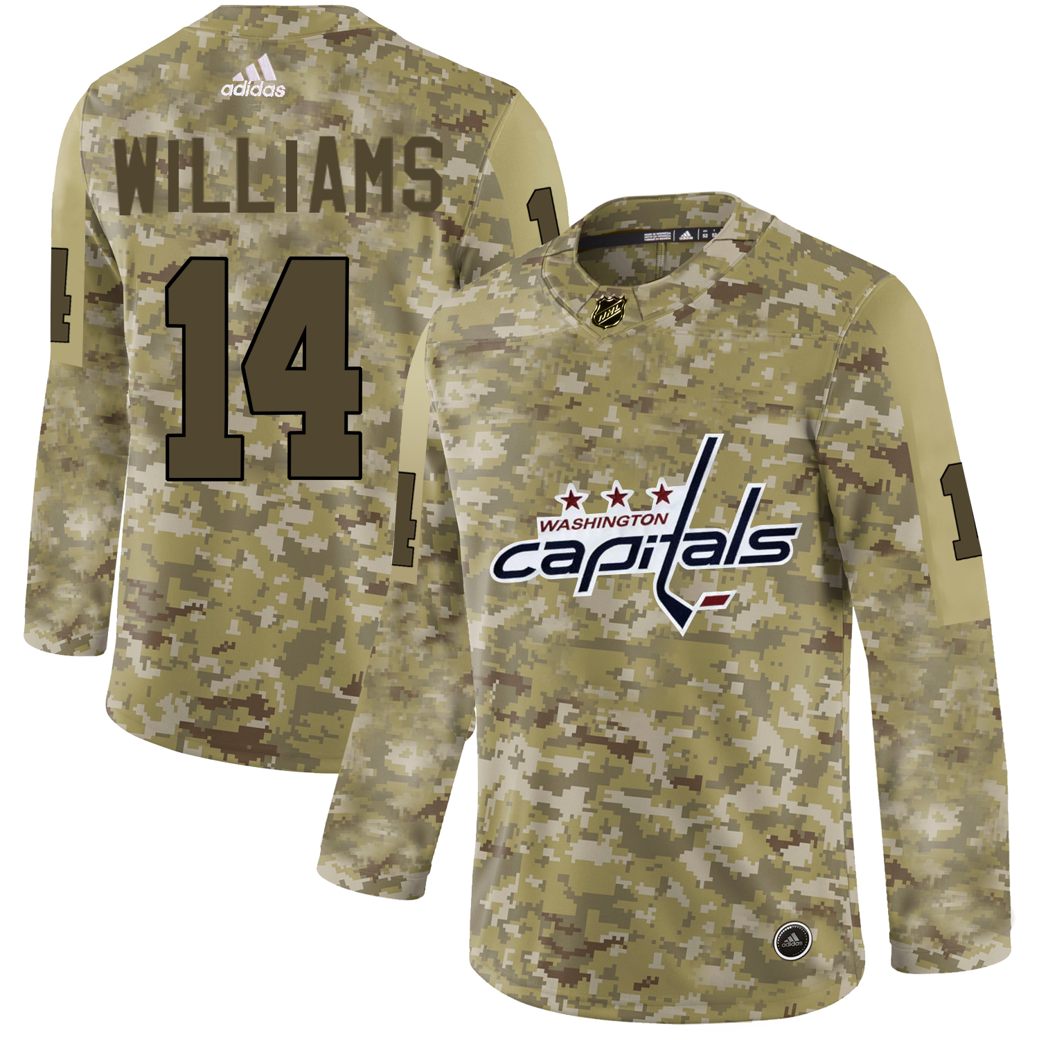 Adidas Capitals #14 Justin Williams Camo Authentic Stitched NHL Jersey Adidas Capitals #14 Justin Williams Camo Authentic Stitched NHL Jersey
