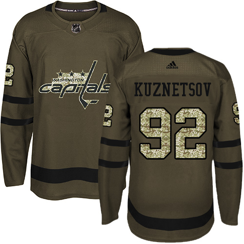 Adidas Capitals #92 Evgeny Kuznetsov Green Salute to Service Stitched NHL Jersey Adidas Capitals #92 Evgeny Kuznetsov Green Salute to Service Stitched NHL Jersey