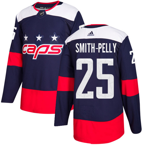 Adidas Capitals #25 Devante Smith-Pelly Navy Authentic 2018 Stadium Series Stitched NHL Jersey Adidas Capitals #25 Devante Smith-Pelly Navy Authentic 2018 Stadium Series Stitched NHL Jersey