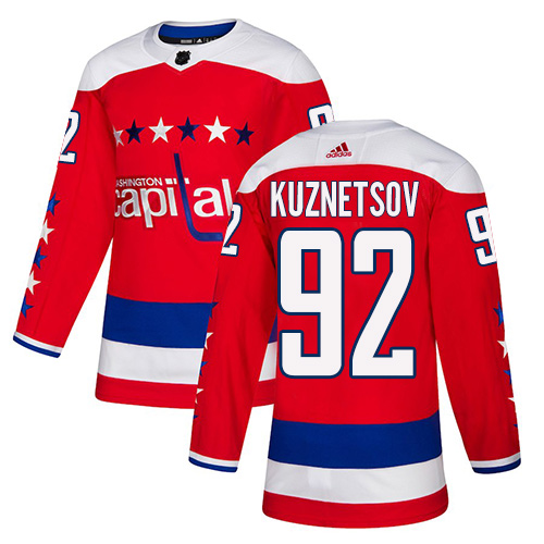 Adidas Capitals #92 Evgeny Kuznetsov Red Alternate Authentic Stitched NHL Jersey Adidas Capitals #92 Evgeny Kuznetsov Red Alternate Authentic Stitched NHL Jersey
