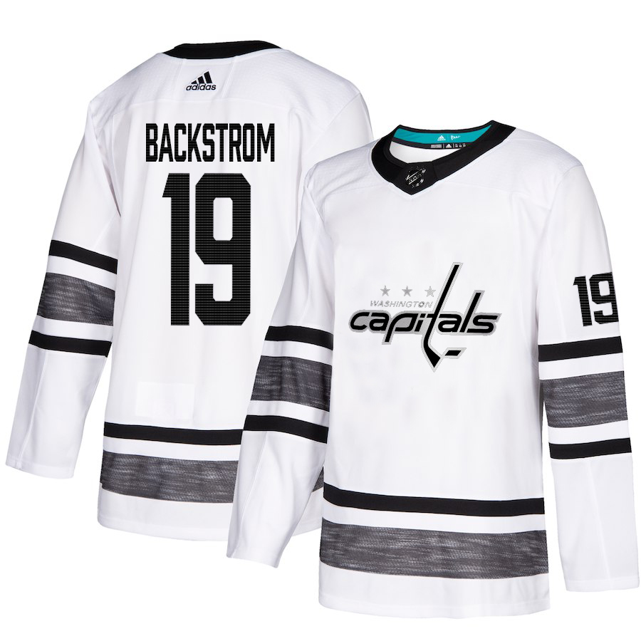 Adidas Capitals #19 Nicklas Backstrom White 2019 All-Star Game Parley Authentic Stitched NHL Jersey Adidas Capitals #19 Nicklas Backstrom White 2019 All-Star Game Parley Authentic Stitched NHL Jersey