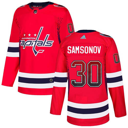 Adidas Capitals #30 Ilya Samsonov Red Home Authentic Drift Fashion Stitched NHL Jersey Adidas Capitals #30 Ilya Samsonov Red Home Authentic Drift Fashion Stitched NHL Jersey