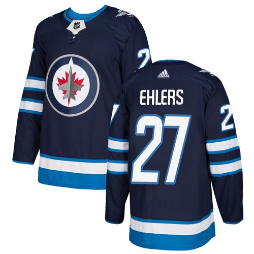 Adidas Jets #27 Nikolaj Ehlers Navy Blue Home Authentic Stitched NHL Jersey Adidas Jets #27 Nikolaj Ehlers Navy Blue Home Authentic Stitched NHL Jersey