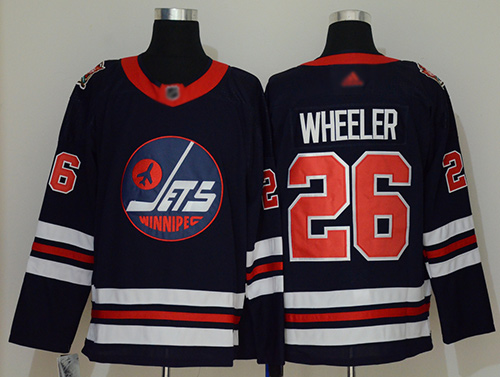 Adidas Jets #26 Blake Wheeler Navy Blue Authentic 2019 Heritage Classic Stitched NHL Jersey Adidas Jets #26 Blake Wheeler Navy Blue Authentic 2019 Heritage Classic Stitched NHL Jersey