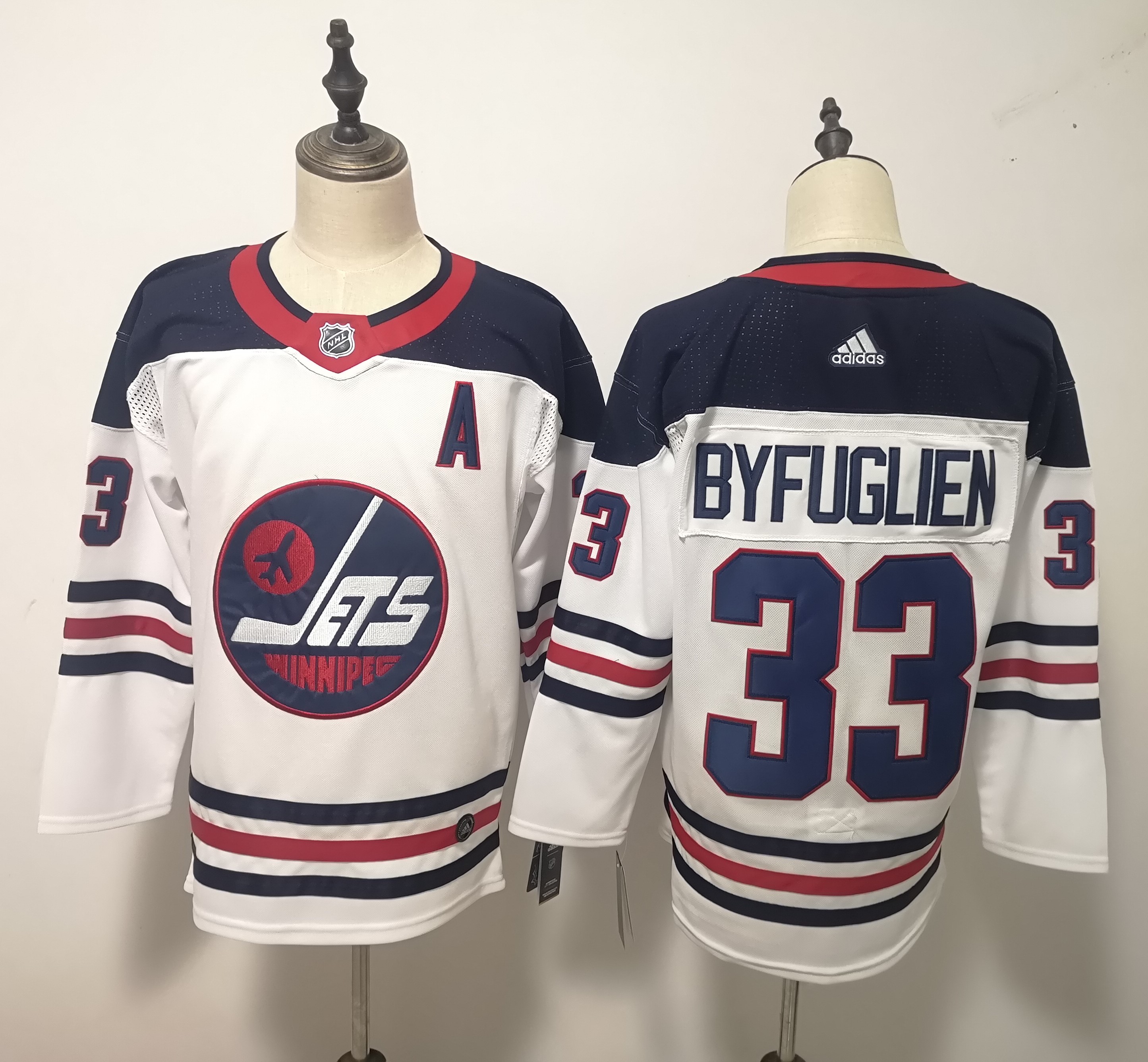 Adidas Jets #33 Dustin Byfuglien White Third Stitched NHL Jersey Adidas Jets #33 Dustin Byfuglien White Third Stitched NHL Jersey
