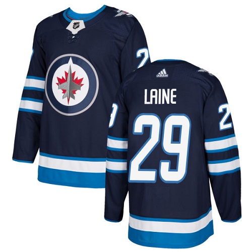 Adidas Jets #29 Patrik Laine Navy Blue Home Authentic Stitched NHL Jersey Adidas Jets #29 Patrik Laine Navy Blue Home Authentic Stitched NHL Jersey