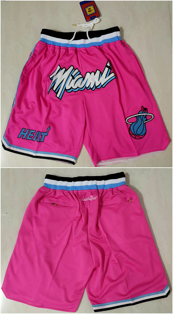Men's Miami Heat Blue/Pink Shorts (Run Small) Men's Miami Heat Blue/Pink Shorts (Run Small)