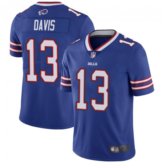 Men's Buffalo Bills #13 Gabriel Davis Blue NFL Vapor Untouchable Limited Stitched Jersey Men's Buffalo Bills #13 Gabriel Davis Blue NFL Vapor Untouchable Limited Stitched Jersey