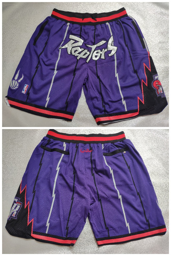 Men's Toronto Raptors Purple Shorts (Run Small) Men's Toronto Raptors Purple Shorts (Run Small)