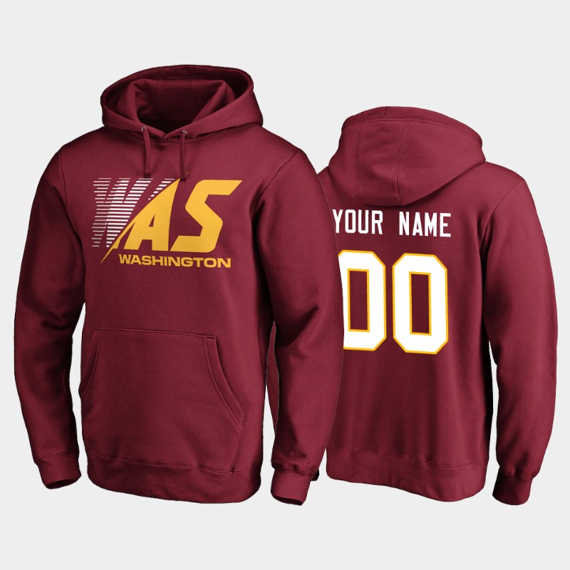 Men's Washington Football Team ACTIVE PLAYER Custom 2020 NFL Burgundy Stealth Scanner Pullover Hoodie Men's Washington Football Team ACTIVE PLAYER Custom 2020 NFL Burgundy Stealth Scanner Pullover Hoodie