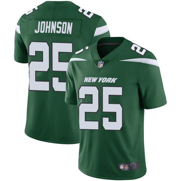 Men's New York Jets #25 Ty Johnson Green NFL Vapor Untouchable Limited Stitched Jersey Men's New York Jets #25 Ty Johnson Green NFL Vapor Untouchable Limited Stitched Jersey