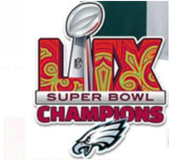 2024-2025 Eagles Super Bowl Championship LIX Patch