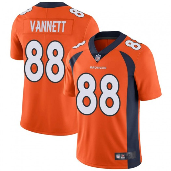 Men's Denver Broncos #88 Nick Vannett Orange Vapor Untouchable Limited Stitched NFL Jersey Men's Denver Broncos #88 Nick Vannett Orange Vapor Untouchable Limited Stitched NFL Jersey