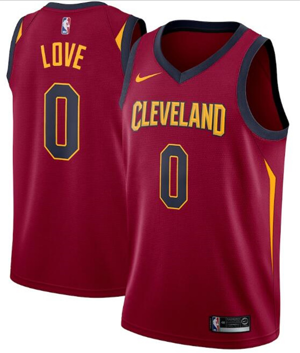 Men's Cleveland Cavaliers Red #0 Kevin Love Icon Edition Swingman Stitched Jersey Men's Cleveland Cavaliers Red #0 Kevin Love Icon Edition Swingman Stitched Jersey